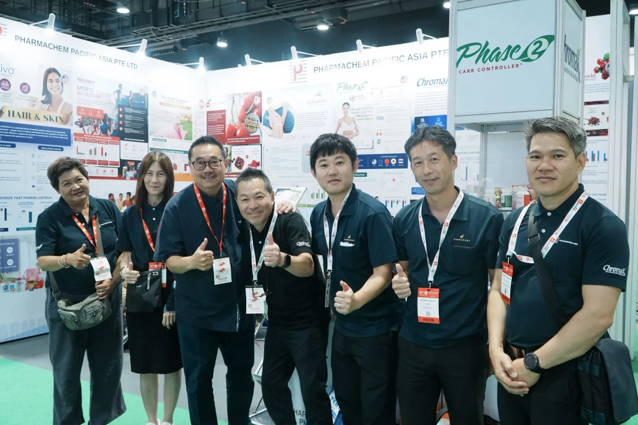 Pharmachem Pacific Asia team at Vitafoods Asia 2026